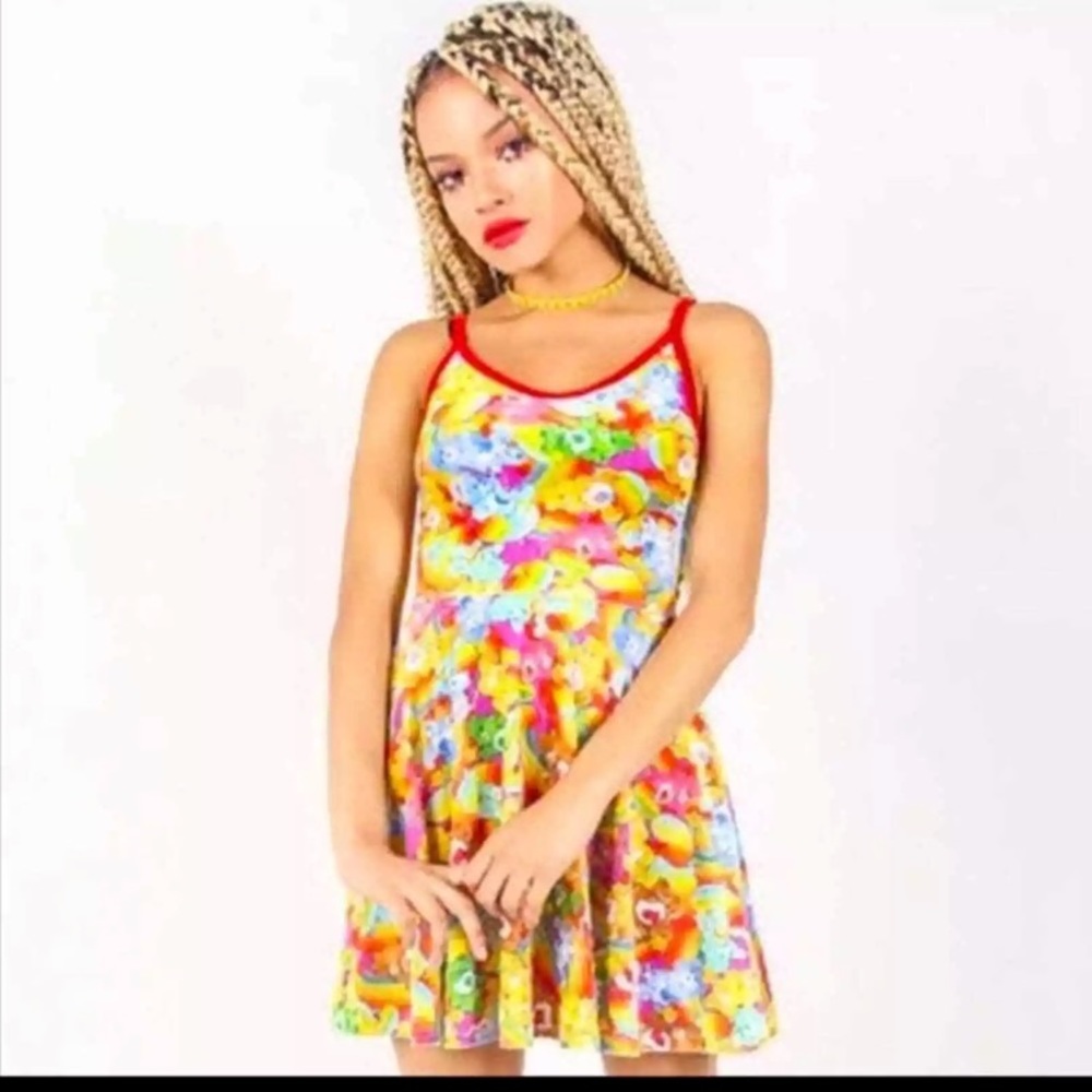 NWT Iron Fist Rainbow Care Bear Skater Dress - S